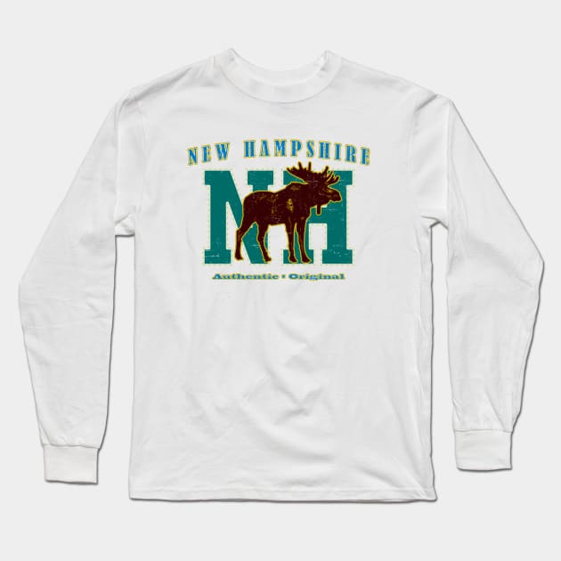 New Hampshire: Authentic and Original Long Sleeve T-Shirt by New Hampshire Magazine